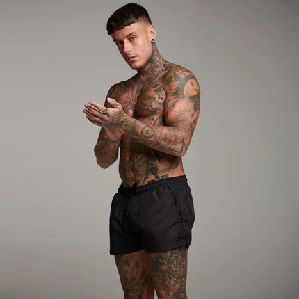 2026 Latest Men's Fashion Woven Quick Drying Elastic Quick Drying Anti Sweat Sports Shorts Summer Fitness Running Shorts