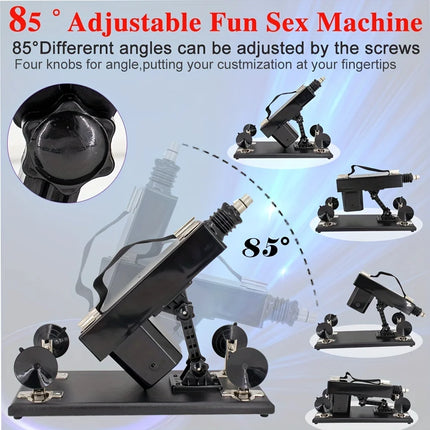 FREDORCH Sex machines for woman Automatic Masturbation Pumping Gun 3XLR sex machines for adults With  Dildo sex toys sex machine