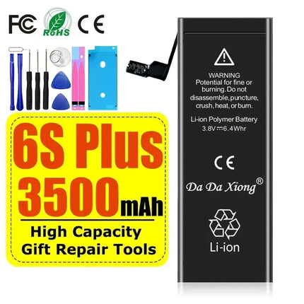 High Capacity Battery For iPhone 4 4S 5 5S 5C SE 2020 6 6S 7 8 SE2 Plus X XR XS 11 Pro Max Mobile Phone Pack New 0 Cycle Seal