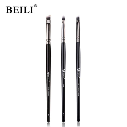 Small Angle Precise Detail Eyeshadow Brush Soft Horse Hair Eyelid Highlighter Lying Silkworm Makeup Brushes Eyes Make Up Tools