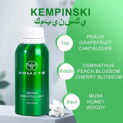 NAMSTE 500ML Hotel Essential Oil Inspired Aromatherapy Scent Diffuser Oil Scent Perfumes Essential Oil Diffusers Air Purifier