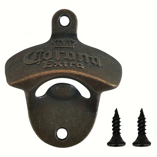 10PCS Corona Extra Wall Mounted Bottle Opener with Screws Easy Install Ideal for Home Bar and Kitchen Gadgets DIY Bottle Opener