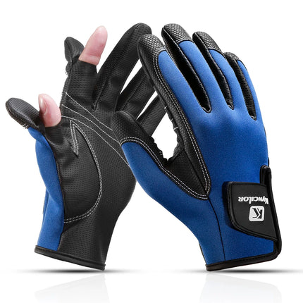Hunting Gloves Tactical Gear Exposed Three-Finger Fishing Gloves Men'S And Women'S Non-Slip Sports Bicycle Riding Gloves