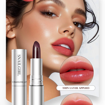 Temperature Color Changing Glitter Lipstick Waterproof Long Lasting Moisturizing Velvet Matte Lip Tint Red Pink Sexy Lips Makeup