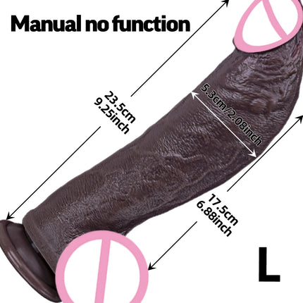 Realistic Huge Silicone Dildo BIG for Clitoral Anal G-Spot Vagina Strong Suction Cup Hands-Free For Women Men Couples Beginners