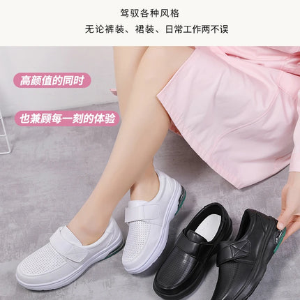 Sneakers Woman Nurse Clogs Shoes - Nursing Women Summer Shoe Female Health Work Flat Walking Soft Non Slip Hospital Nurse