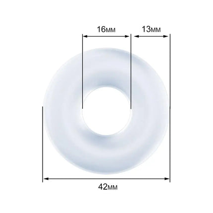 LETEN 3in 1 Silicone Penis Ring Ejaculation Delay Long Lasting Training Cock Erection Reusable Intimate Goods Sex Toys for Men