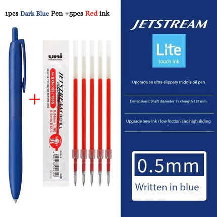 New Uni Jetstream Ballpoint Pen Lite Touch Ink Anti-slip Ultra Smooth Quiet Writing Gel Pens Limited Quality Japanese Stationery