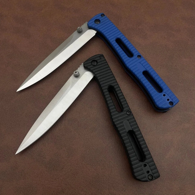 417 Portable Folding Knife Wilderness Knives 9Cr13Mov Blade Nylon Wave Fiber Handle EDC Survival Pocket Knives Fishing Tool