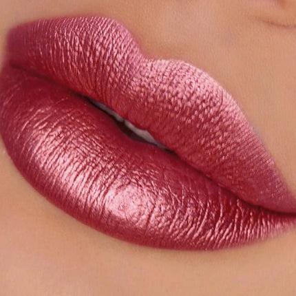 1PC glitter metallic lipstick finish hydrating 19 colors red pink sparkling highly pigmented lip tints  lips makeup gifts cosmet