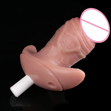 SXXY Wiress Control Vibrator Realistic Silicone Soft Dildo With Mouth Gag Belt Lifelike Textured Mouth Gag Sex Toy For 18+