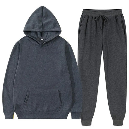 Men's Hoodie and Pants Tracksuit Set - Warm Casual / Ensemble Survêtement Hommes Capuche et Pantalon - Chaud Décontracté
