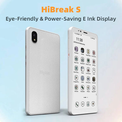 Bigme Hibreak S Ebook Reader, 5.84‘’ e-ink display, 6+128GB, Android 14 OS ereader with BW 276PPI & Color 92PPI for options