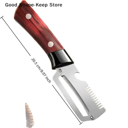 daily3 in 1 Serrated Edge Peeler Versatile Vegetable Knife with Comfortable Handle and Bottle Opener for Kitchen and Bar Use