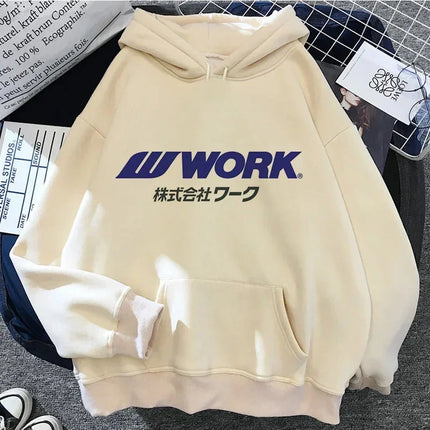 2025 Jdm Style Printed Hoodie Unisex Men Women Casual Fashion Hooded Pullover Sweatshirts Long Sleeves Y2k Streetwear Clothing