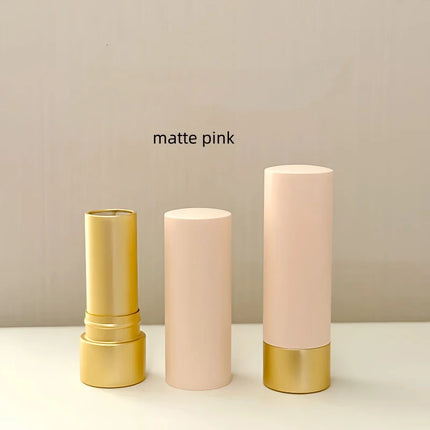 10-50pcs 12.1mm Matte Green/Black Lipstick Tube Empty Round Lipsticks Shell Aluminum Empty Lip Balm Tubes DIY  Makeup Tools