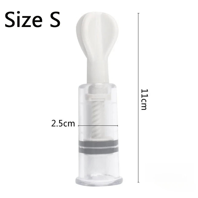 Vacuum Suction Cupping Cup Nipple Enhancer Massage Vacuum Cups Plastic Enlarger Suction Enlarger Body Breast Massager Cups