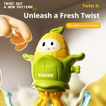Wind-Up Ghost Doll, Magical Dancing Octopus, Corn-Shaped, Creative Stress-Relief Children's Toy for Christmas