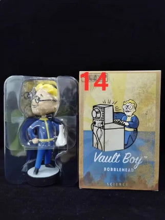 Anime Bobblehead Cute Vault Boy Full Set Action Figure Toys Collection Model Doll Desktop Ornament Display Boy Gifts