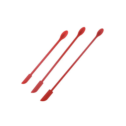 {HBA17} 1/3Pcs Cosmetic Bottle Silicone Mini Scraper Deep Bottle Scraper Cosmetic Spoon Double End 2 In 1 Jam Spatula