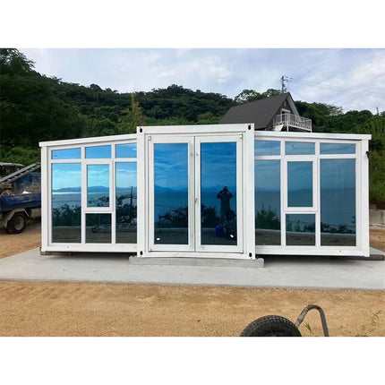 Detachable Portable Flat Pack Container Cabin Luxury Prefab Home Quick Assemble Steel Design Mobile Prefabricated House