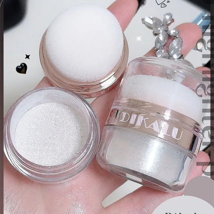 Sparkling Fairy Powder Highlighter -Shimmering Contour Blush for Brightening and Defining Your Features Create a Sparkling Look