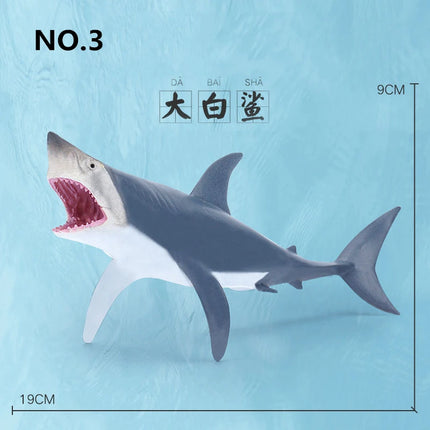 12 Styles Simulated Marine Sea Life Whale Shark Model Ocean Animals Dolphin Creative Home Decor Toys For Children Christmas Gift