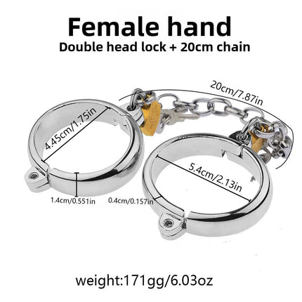Adult products, erotic QQ bracelet, oval toy, handcuffs, alternative lightweight pin lock, restraint, erotic dice