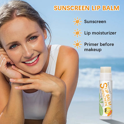 Sunscreen Lip Balm SPF30 UV Protection Moisturizing Hydrating Lip Balm Moisturizes Repairs Chapped Lips Lipstick Lip Care Makeup