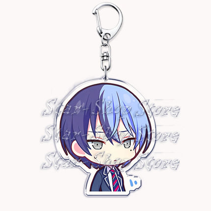 VIRTUAL SINGER Wonderlands Showtime Keychains Keyrings for Accessories Touya Emu Rui Akito Tsukasa Key Chain Jewelry Fans Gifts
