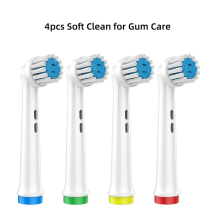Universal Brush Head Refill for Oral B Electric Toothbrush Sensitive Precision Clean Floss Cross Action Brush Nozzles For Oralb