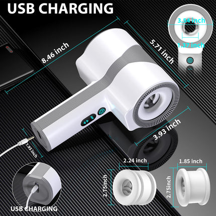 APP Control Automatic Male Masturbators Cup Penis Pump with 9 Sucking Vibrating Heating Blowjob Mens Sex Toy LCD Display for Men