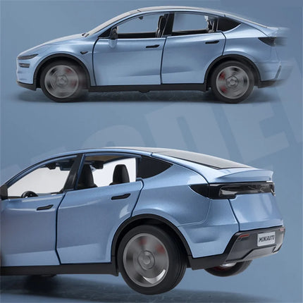 1:32 2026 Model Y SUV Alloy Car Model Diecast Metal New Energy Car Vehicle Model Simulation Sound Light Collection Kids Toy Gift