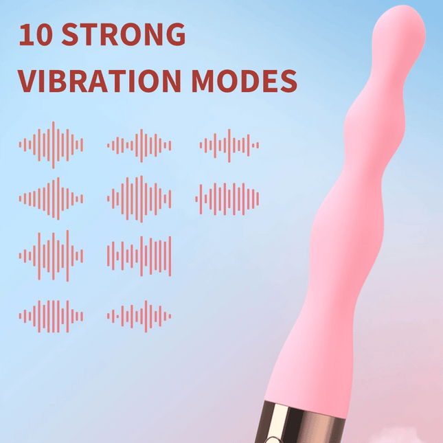 10-Speed Anal Vibrator for Women, Anal Beads, Prostate Massager, Butt Plug, G-spot Clitoris Stimulator, Masturbators, Sex Toys for Men