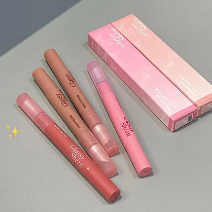 Mirror Watery Essence Lip Gloss Liquid Lipstick Jelly Lip Glaze Fading Lip Lines Water Light Jelly Makeup Moisturizing Lips Tint