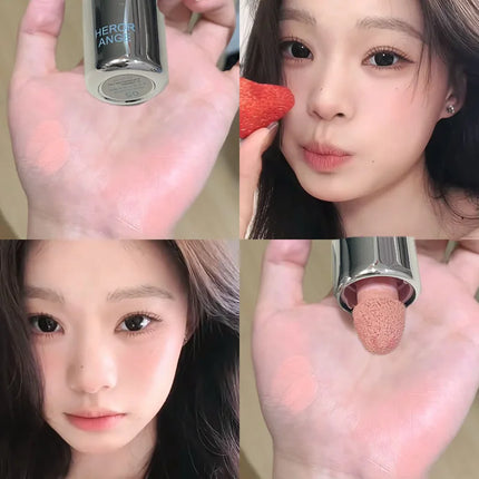 Liquid Blusher Tanned Jello Color Pink Rendering Moisturizing Longlasting Beauty Expands Contracts Cheek Face Blush Makeup