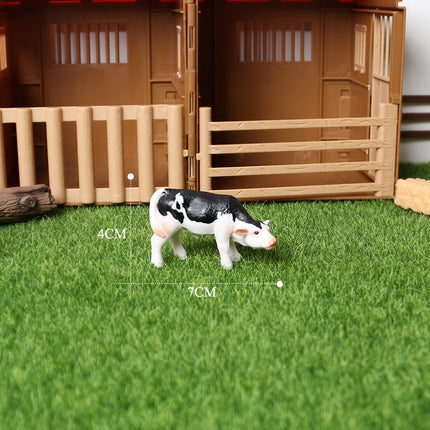 Simulation Texas Longhorn Bulls Musk OX Yak Cow Farm Animals Buffalo Calf Bull Model Figures  Home Decor Educational Toys