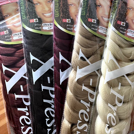 2026 82 Inch Long Jumbo Braiding Hair Synthetic Braids Crochet Hair Extensions 165g Pre Stretched Braid Wholesale For  Women