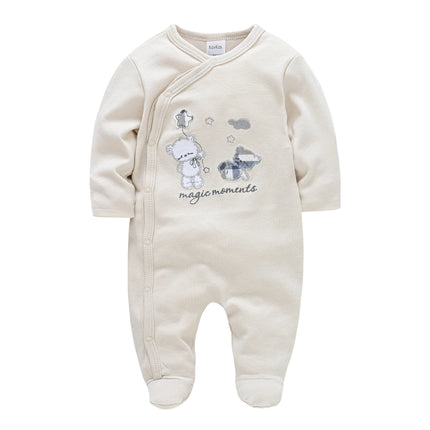 KAVKAS 1/2/3 Pcs Baby Boys Rompers Cartoon Print Overalls Cotton Infant Clothing Kids Jumpsuit Newborn Pajimas 0-3 Months
