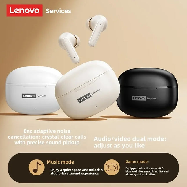 Original Lenovo LE229 Earphones TWS Bluetooth  True Wireless music Headphones with Mic Hi-Fi Sound Waterproof Headset new