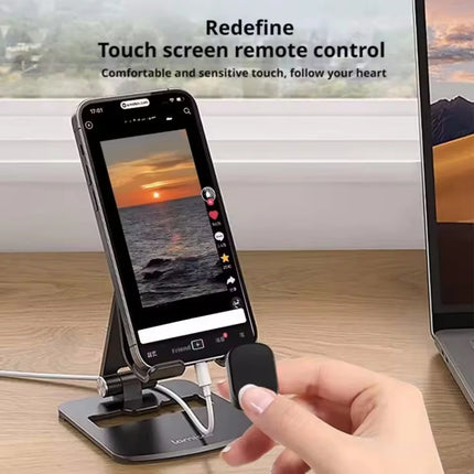 Wireless Bluetooth Ring Mouse With Touch Screen Remote Control Lightweight for Tiktok YouTube Air Mice For iOS Android Tablet