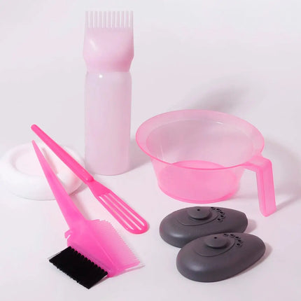 6pcs professional salon hair dye set -  hair salon tools, suitable for home hairdressing and salons,special for real hair wigs