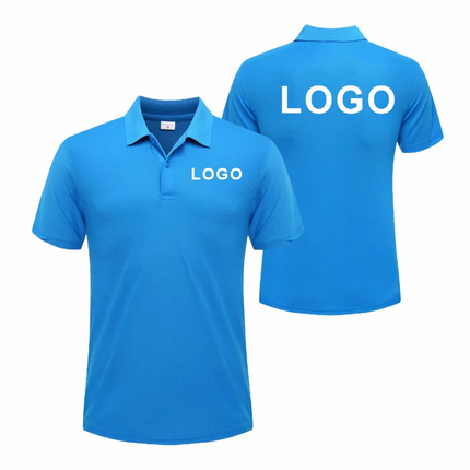 Customized Logo Breathable Polo Shirt Casual Company Group Clothing Lapel Short Sleeve Polo Shirts Work Clothes Print Embroidery