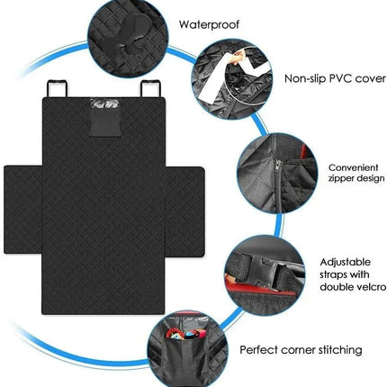 Dog Carrier Wear-resistant Dog Car Seat Cover For SUV Waterproof Portable Durable Liner Cover Protects Vehicle Easy To Install