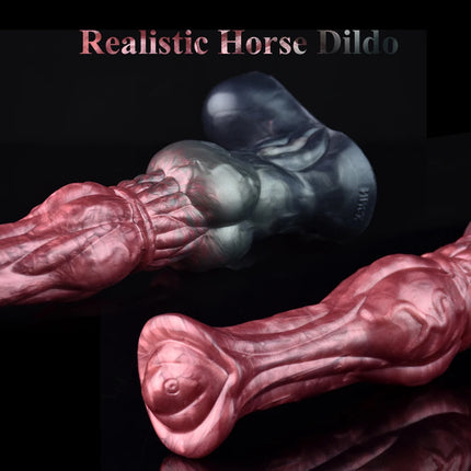 NNSX Huge Knot Squirting Horse Dildo Silicone Water Spray Anal Plug Anus Dilator Vagina Feamel Masturbator Penis for Woman