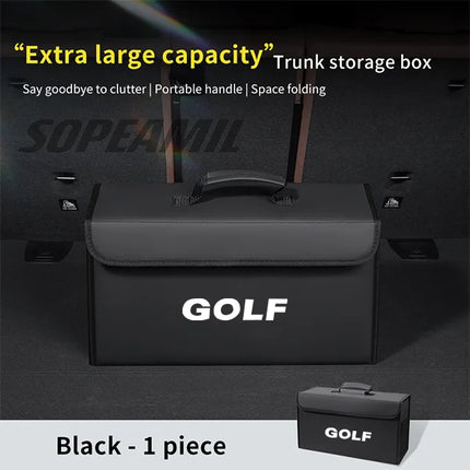 Volkswagen GTI Golf Arteon Tiguan Touareg Passat Polo Scirocco Jeeta CC Polo Car Trunk Storage Box Foldable Stowing Tidying Bag