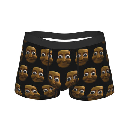 Hot Boxer Tung Tung Tung Sahur Shorts Panties Briefs Man Underwear Italian Brainrot Meme Polyester Underpants for Male Plus Size