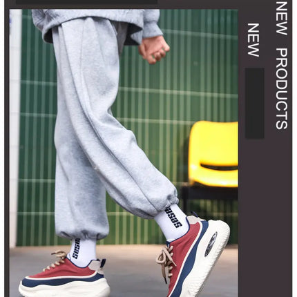 Men's Casual Sports Shoes, Fashionable Thick-Soled Skateboarding Shoes, Trendy and Comfortable Men's Outdoor Shoes
