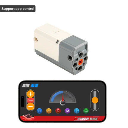 MOC Lithium Battery Motor M Motor 8883 APP Control Bluetooth-Pair Rechargeable Block with Legoeds Building Blocks PF Car Train