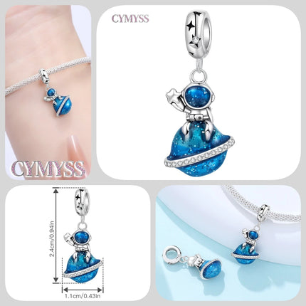S925 Sterling Silver Charm Bead Angel Prayer Travel Memorial Pendant Fine Birthday Gift Fit Bangle Bracelet Necklace DIY Jewelry